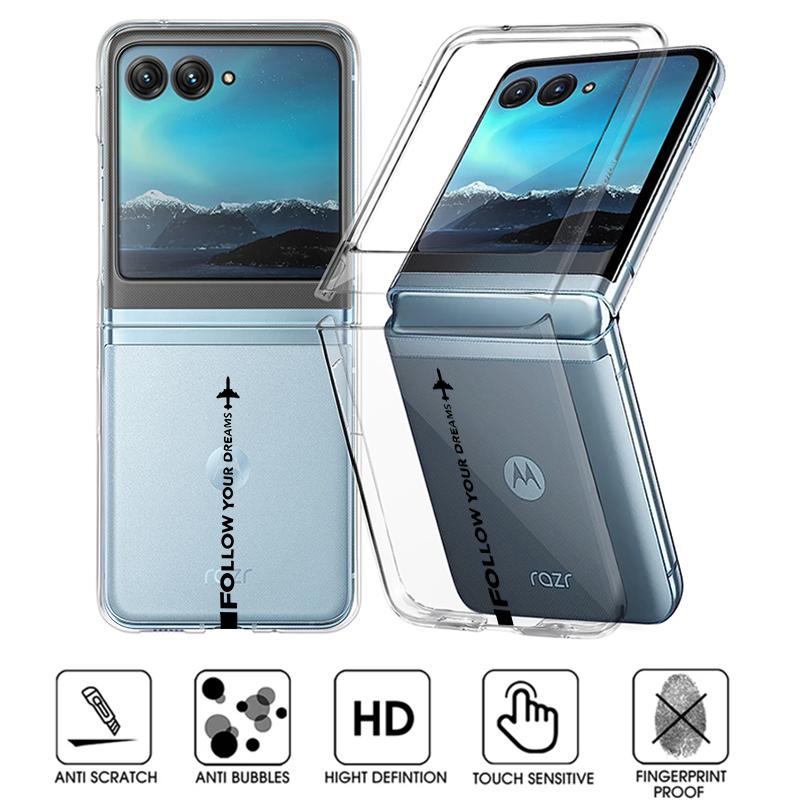 Phone Cases For Motorola - 飛行機ルートパターン電話ケースモトローラ Razr 60 40 50 ウルトラ