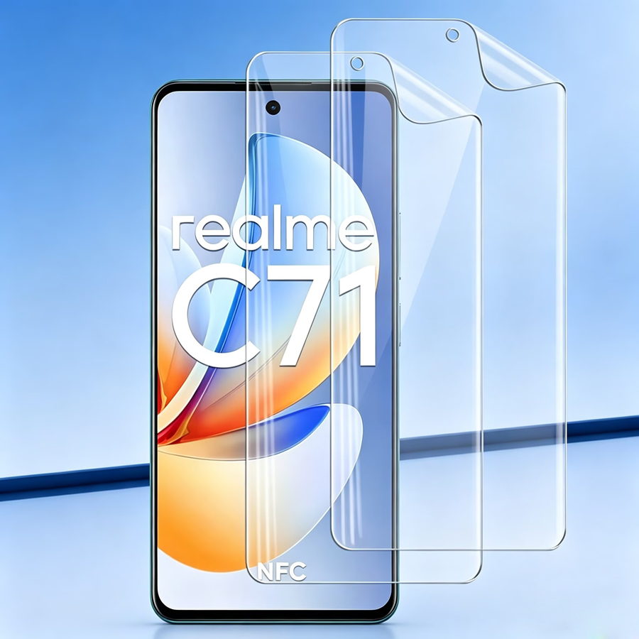 Realme Note 50 - 2枚入り マットハイドロゲルフィルム Realme C71 C73 C75