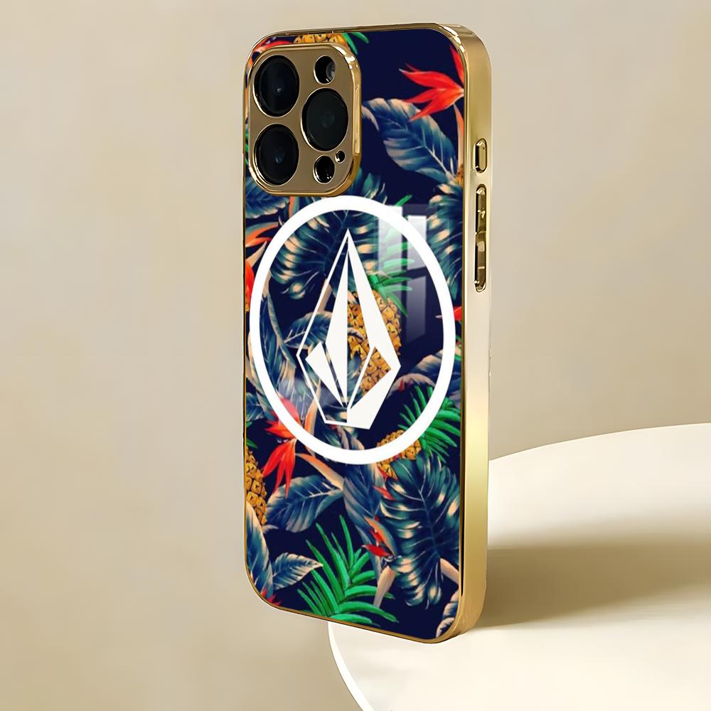 Phone Cases Louis Vuitton - 高級V-VOLCOMESスポーツスタイルiPhoneケース（iPhone 17/16/15/14/13/12 Pro Max対応）電気メッキメタルバンパーケース