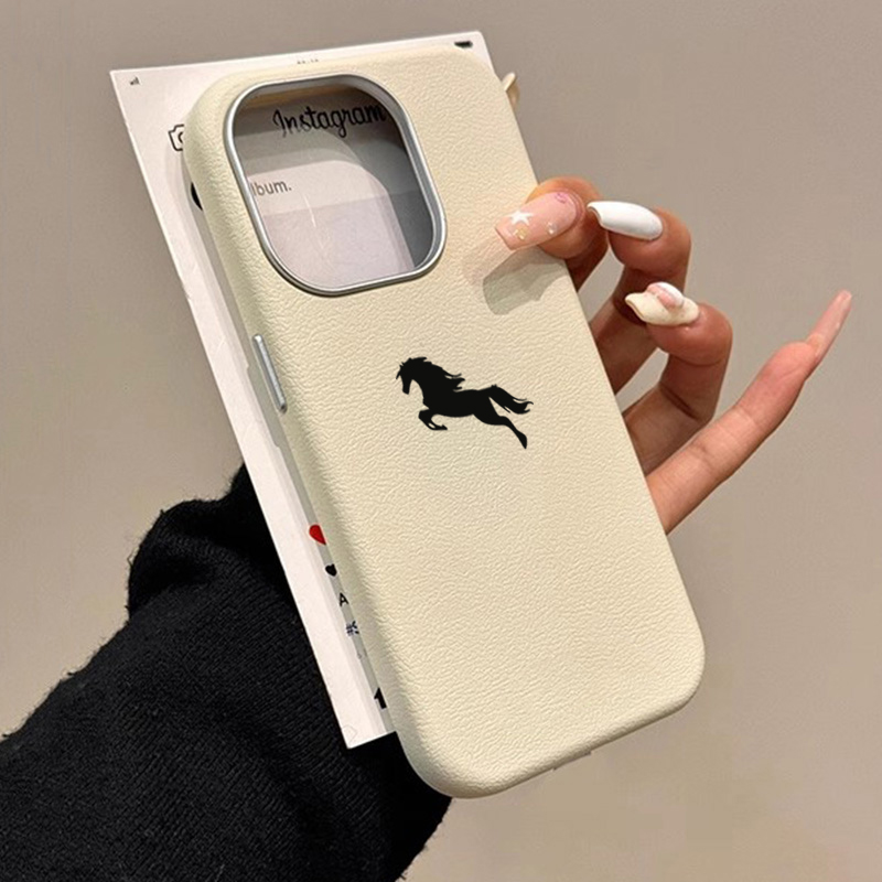 Phone Cases Horse - iPhone 17 Pro Max用エアケース、馬柄スマホケース、iPhone 16E、16 Plus、15、14、13、12、11、7、8、XS、X、XR対応、耐衝撃キャンディバンパーカバー