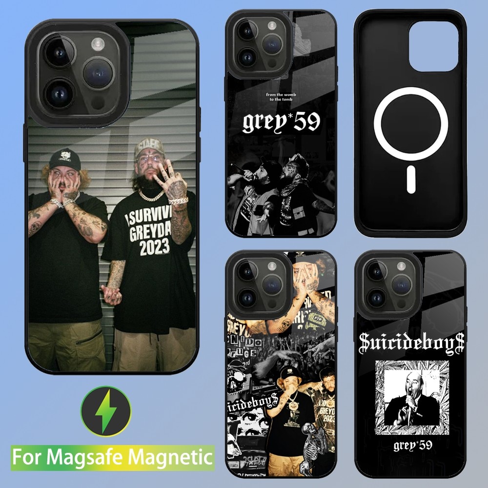 Phone Cases Pinterest - S-suicideBoys g59-iPhone用電話ケース,Magafe磁気ワイヤレス充電ケース,15,14, 14, 12,11 plus,pro,max,mini