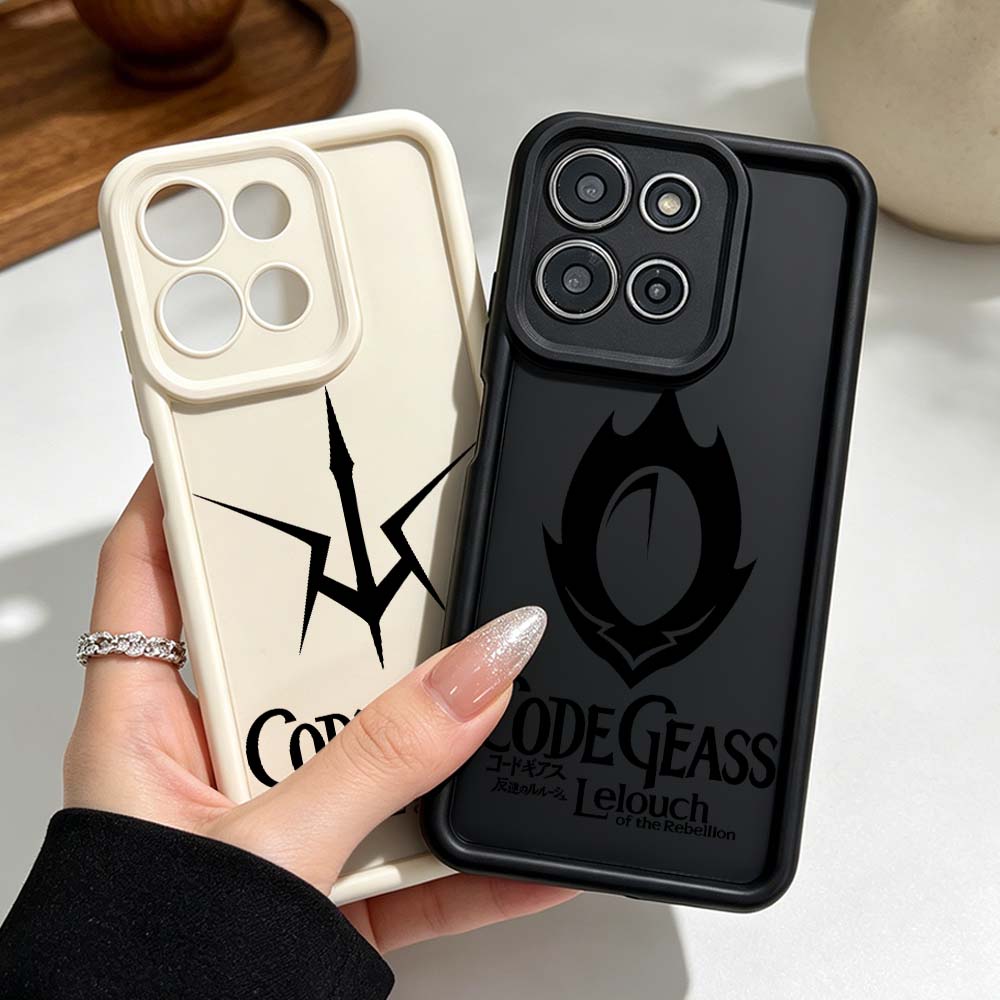 Phone Cases For Motorola - アニメコードギアスロゴ付きスマホケース Motorola Moto G86 G85 G75