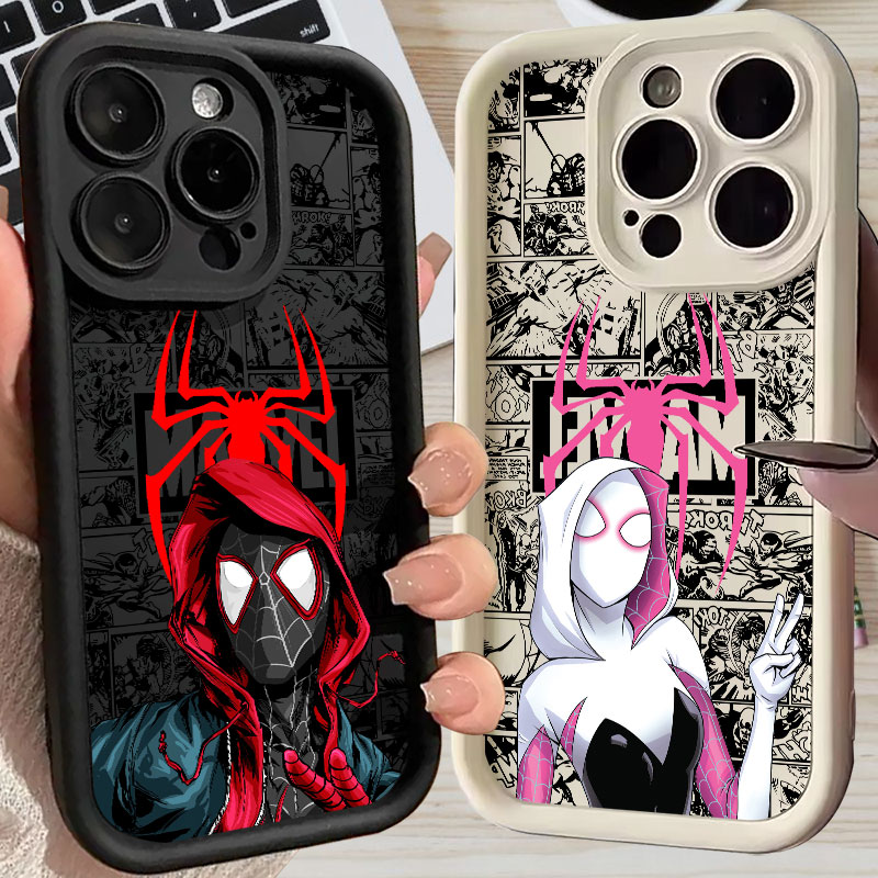 スパイダーマン マイルズ・モラレス グウェン マーベルコミッ - Phone Cases Iphone 17 Pro のレビューと価格