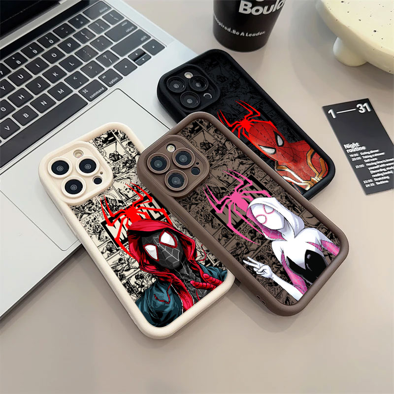 スパイダーマン マイルズ・モラレス グウェン マーベルコミッ - Phone Cases Iphone 17 Pro のレビューと価格