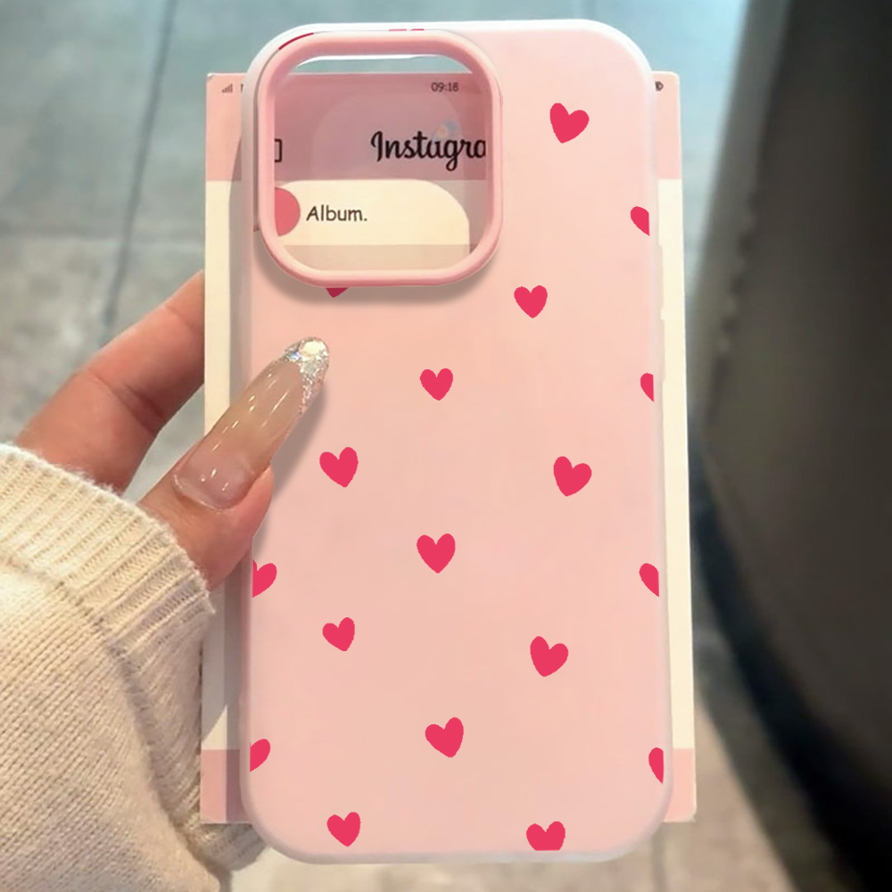 赤いハート柄のスマホケース Redmi 12 13C 14C - Phone Cases Red のレビューと価格