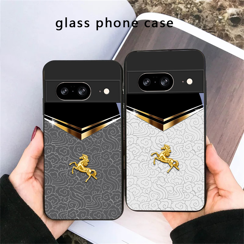 ダークナイトゴールデンホース Google Pixel 8  - Phone Cases Horse のレビューと価格