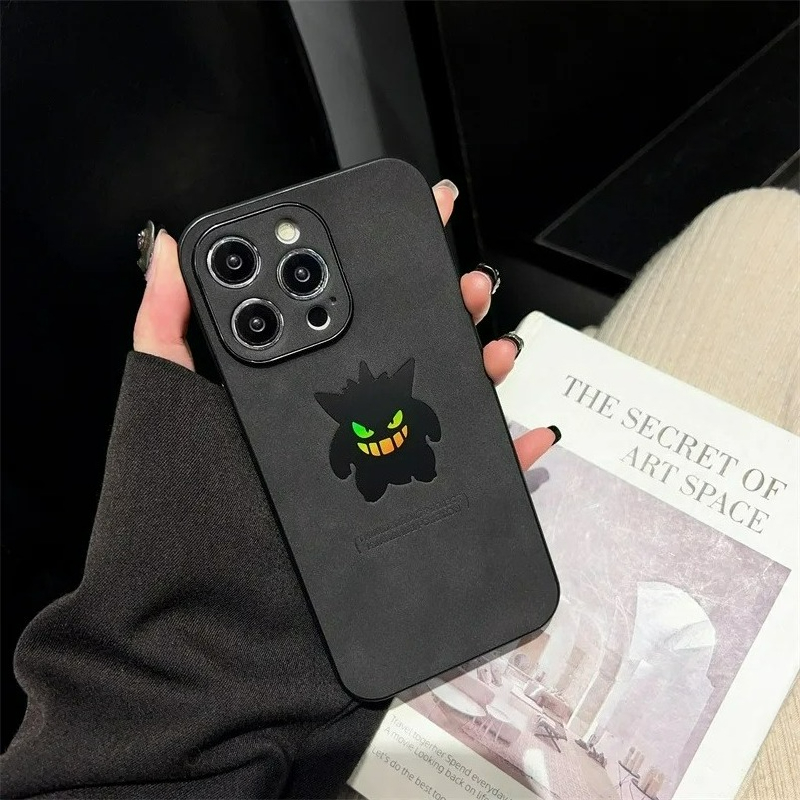 漫画アニメゲンガー革風レーザー加工スマホケース iPhone - Phone Cases Leather のレビューと価格