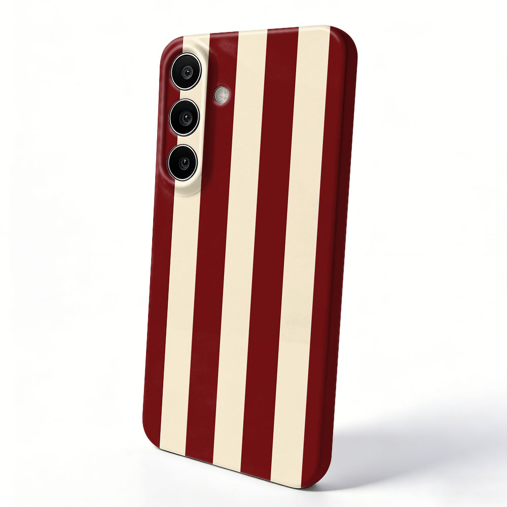 赤白ストライプ柄ケース Samsung A55 54 53  - Phone Cases Red のレビューと価格