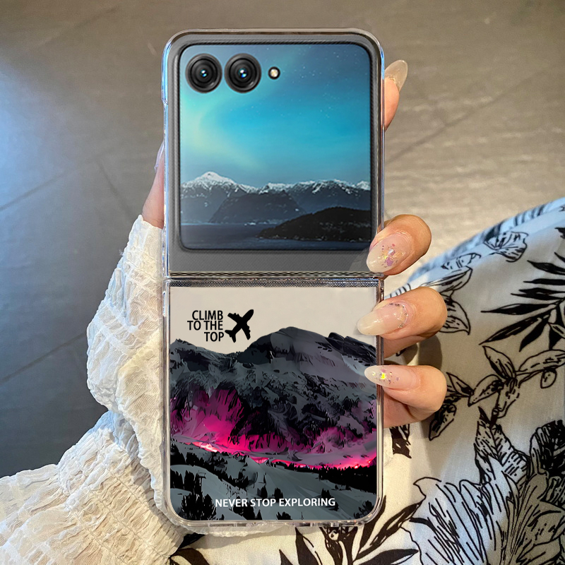 飛行機ルートパターン電話ケースモトローラ Razr 60 4 - Phone Cases For Motorola のレビューと価格