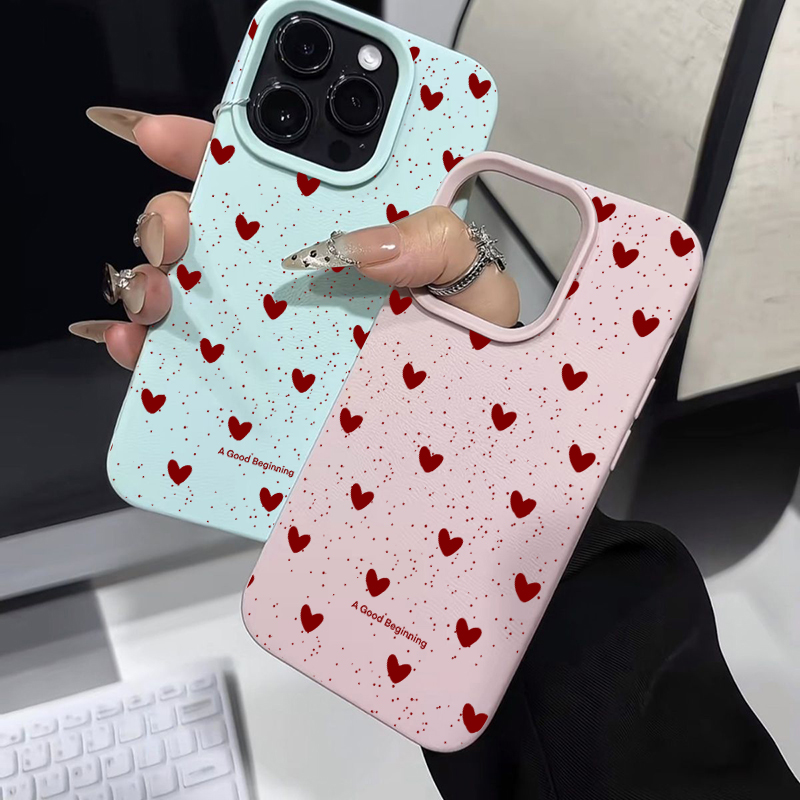 ファッションINS ラブハート シリコンケース iPhone - Phone Cases Durable のレビューと価格