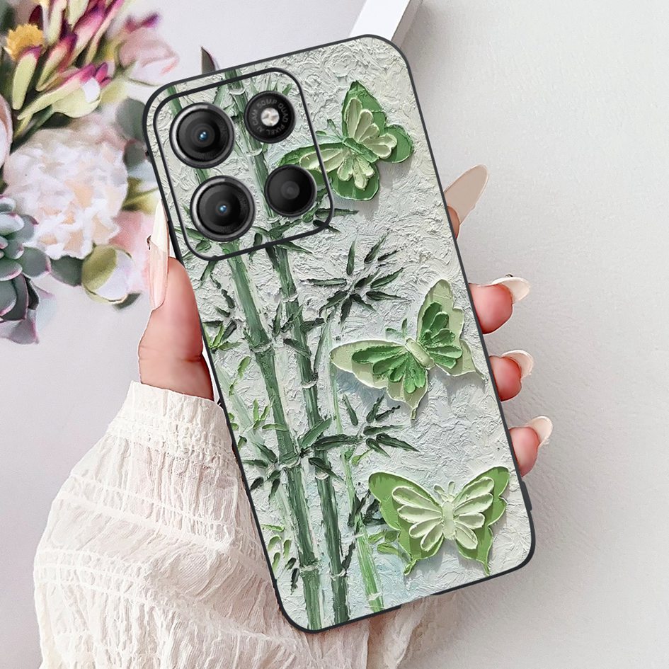 モトローラモト G15 ケース新ファッション蝶ソフトシリコン - Phone Cases Moto G 2025 のレビューと価格