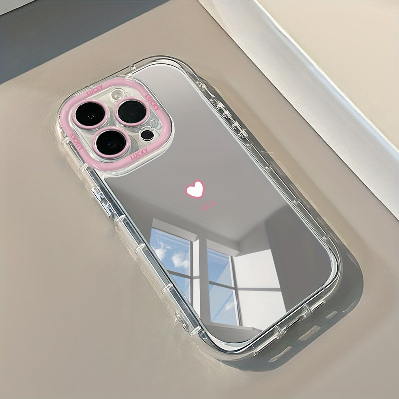 素敵なハート型メイクアップミラー付きスマホケース iPhon - Phone Cases Xr Cute のレビューと価格
