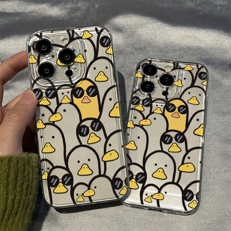 かわいい漫画のアヒル柄ケース 女の子向け iPhone 17 - Phone Cases Xr Cute のレビューと価格