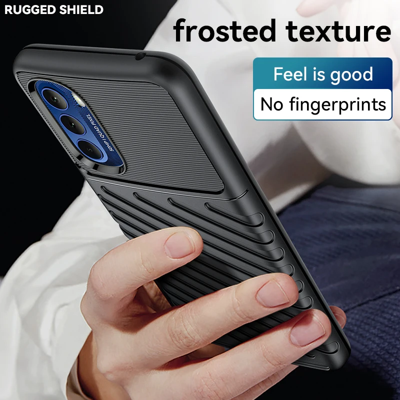 耐衝撃性シリコンフォンケース,高級耐衝撃カバー,オートバイ用 - Phone Cases Moto G 2025 のレビューと価格