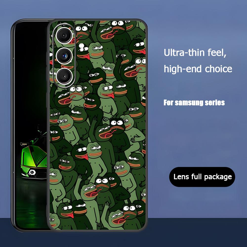 悲しいペペのカエルが描かれたクールなスマホケース、Samsu - Phone Cases Galaxy S25 のレビューと価格