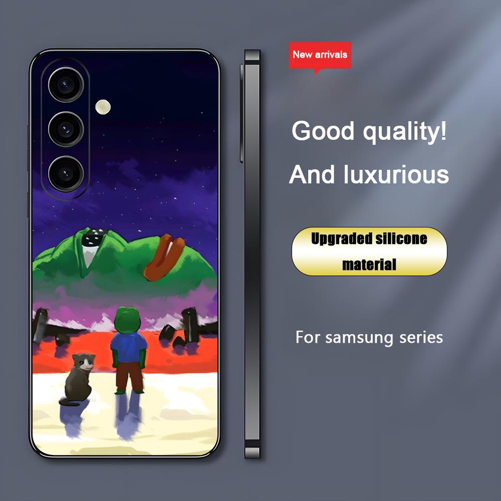 悲しいペペのカエルが描かれたクールなスマホケース、Samsu - Phone Cases Galaxy S25 のレビューと価格