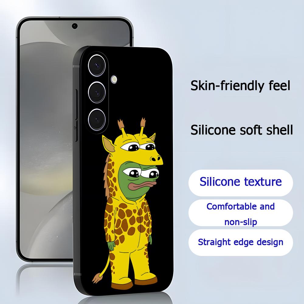 悲しいペペのカエルが描かれたクールなスマホケース、Samsu - Phone Cases Galaxy S25 のレビューと価格