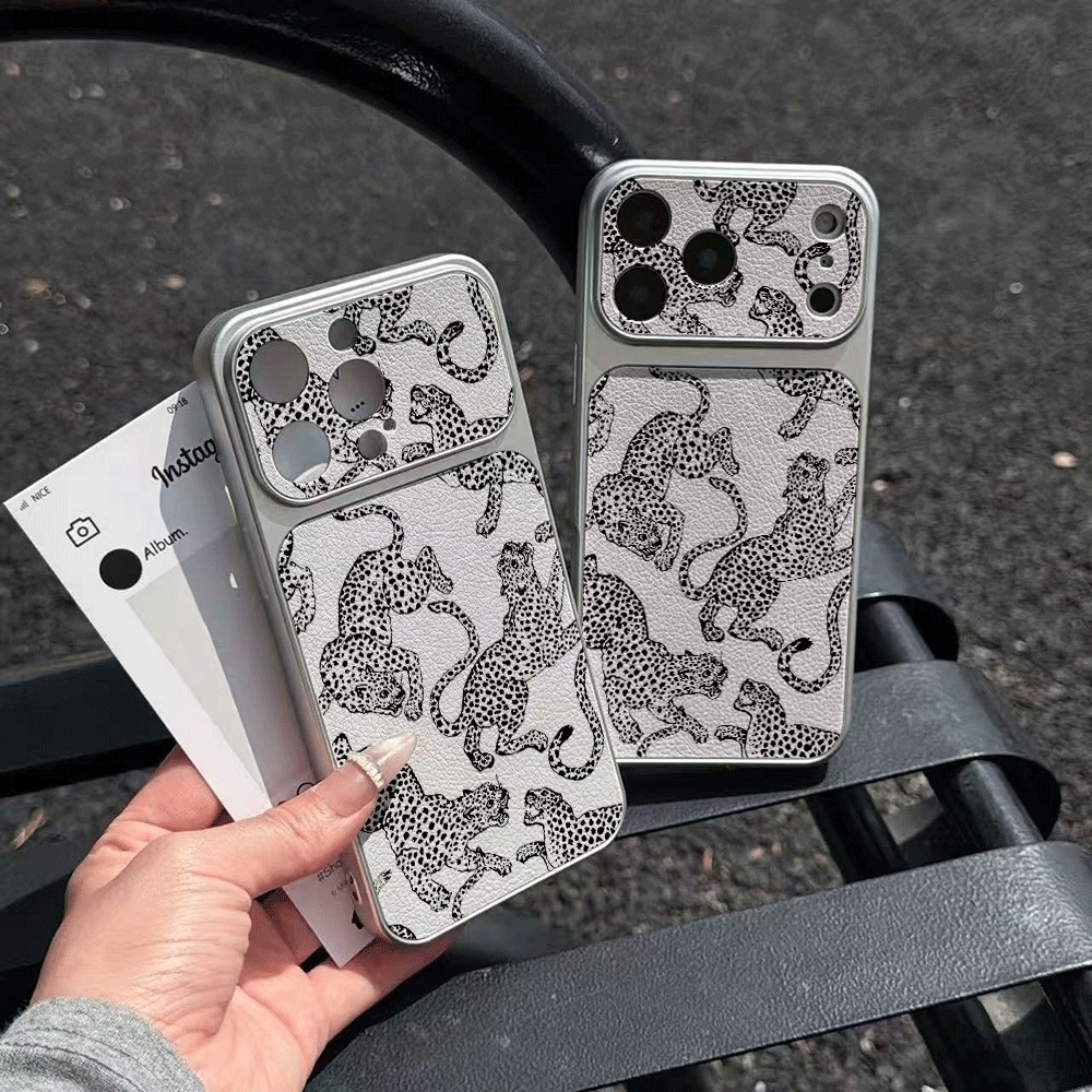 レトロイラストレオパード柄iPhoneケース iPhone  - Phone Cases Leather のレビューと価格