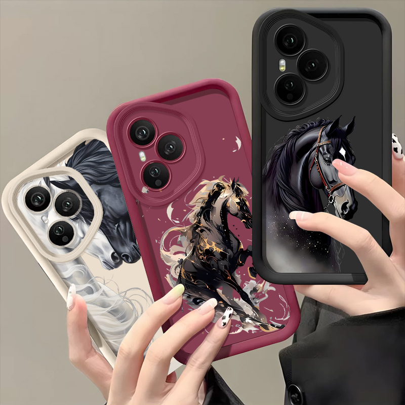 創造的な馬柄のスマホケース Honor 400 200 Pr - Phone Cases Horse のレビューと価格
