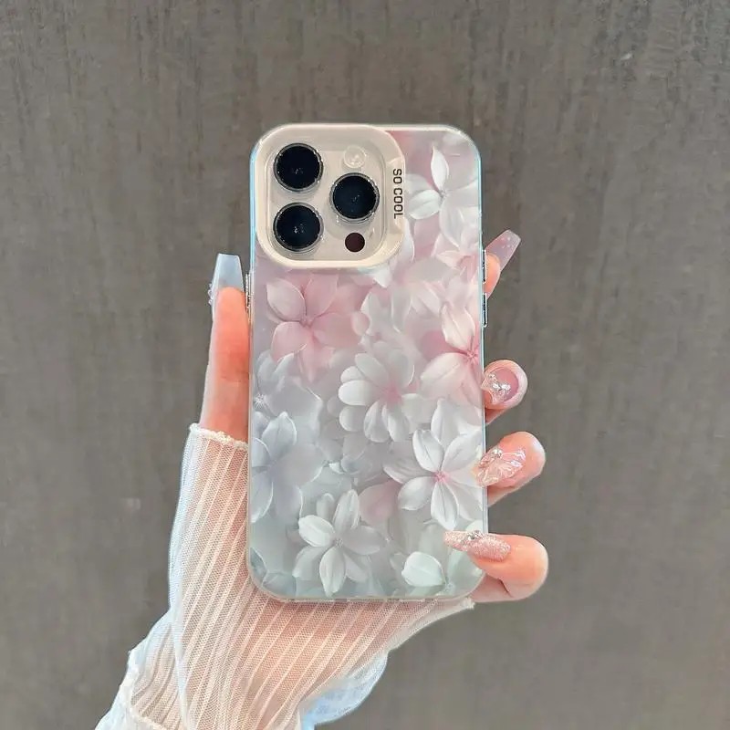 ピンクの花柄ケース iPhone 15Pro 17 16 1 - Phone Cases Durable のレビューと価格
