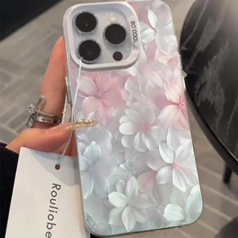 ピンクの花柄ケース iPhone 15Pro 17 16 1 - Phone Cases Durable のレビューと価格