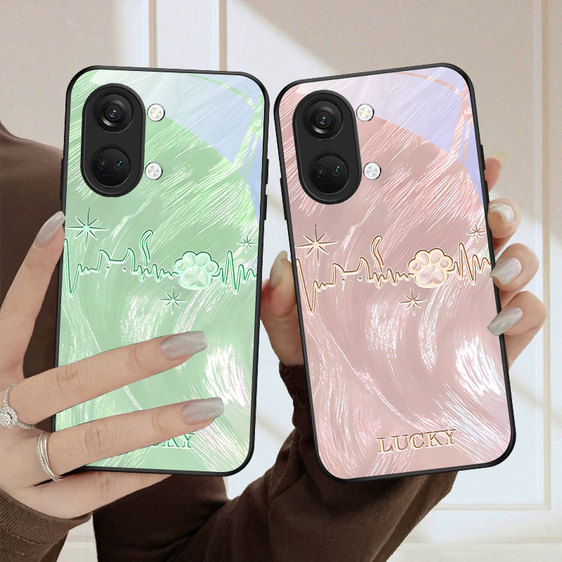 幸運の鼓動を刻む足跡模様 OnePlus Nord CE 2 - Phone Cases Oneplus のレビューと価格