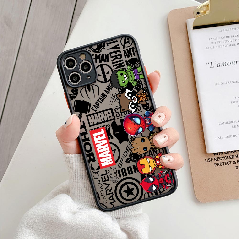 キュートなマーベルヒーローズ マット半透明ケース iPhon - Phone Cases Xr Cute のレビューと価格
