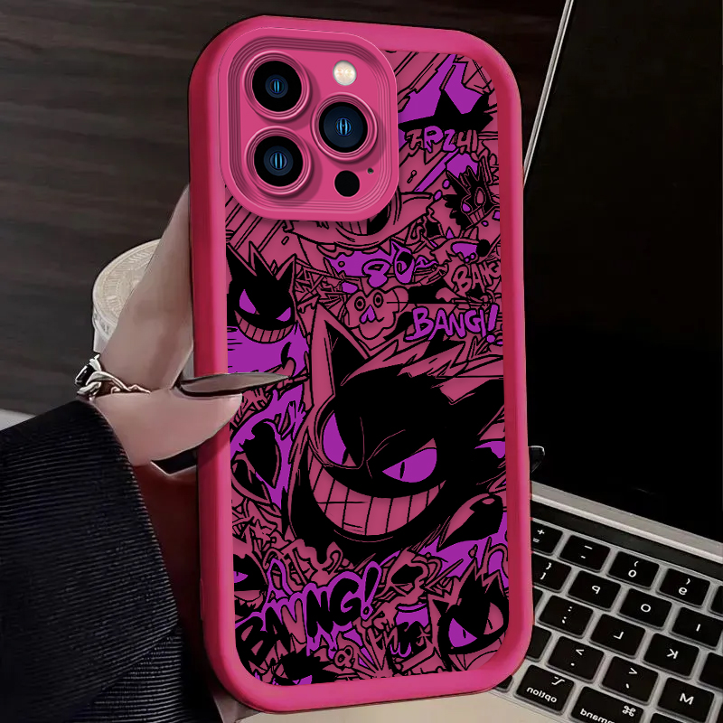 ポケモン ゲンガー グラフィティ スマホケース iPhone - Phone Cases For Iphone 16 のレビューと価格