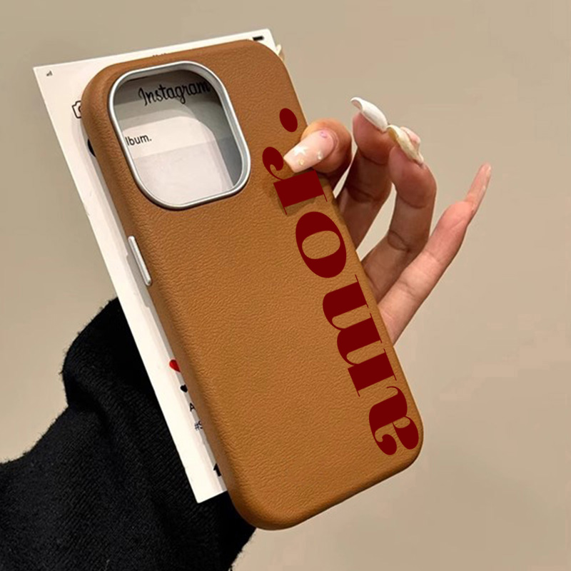 赤い芸術的な文字ライチ柄のiPhoneケース（iPhone  - Phone Cases Red のレビューと価格
