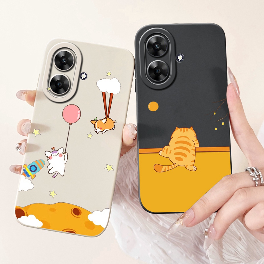 Realme用のかわいい恐竜の漫画のカバー,完全なカメラ保護 - Realme Note 50 のレビューと価格