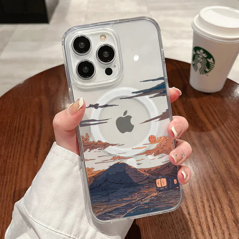 夕焼け柄ファッションスマホケース iPhone 17 Pro - Phone Cases Durable のレビューと価格