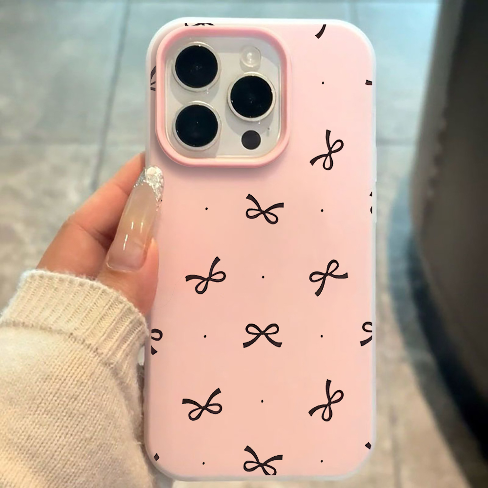 可愛いリボン柄のINS風スマホケース iPhone 17 1 - Phone Cases Durable のレビューと価格