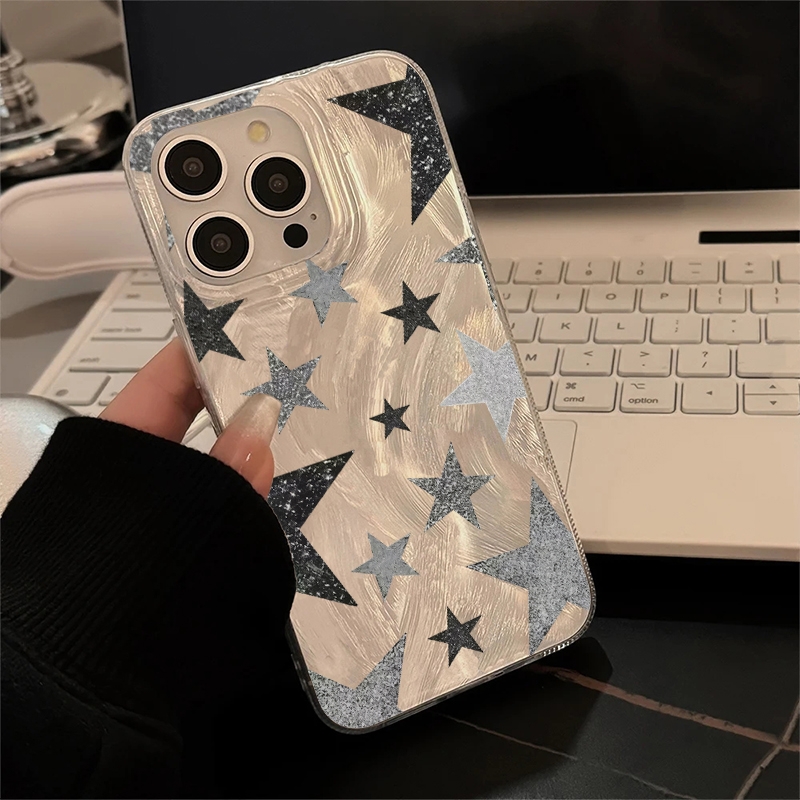 輝く星柄のおしゃれなスマホケース iPhone 17 16  - Phone Cases Durable のレビューと価格