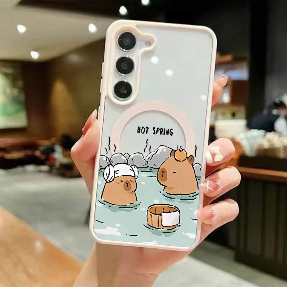 カラートランスペアレント磁気吸着スマホケース Samsung - Phone Cases Samsung S25 Ultra のレビューと価格