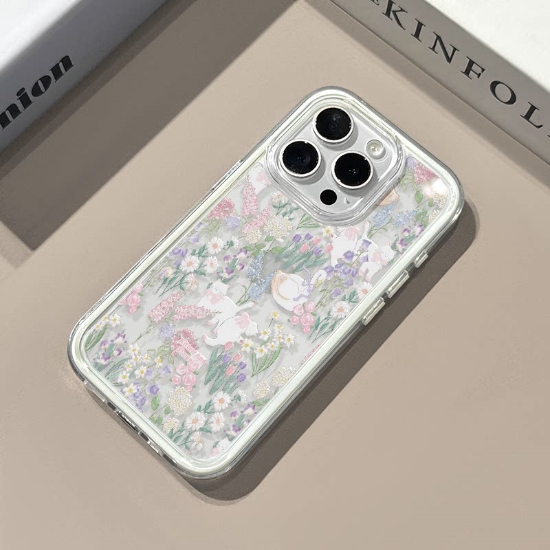 可愛い花猫スワンソフトシリコンクリアスマホケース iPhon - Phone Cases Xr Cute のレビューと価格
