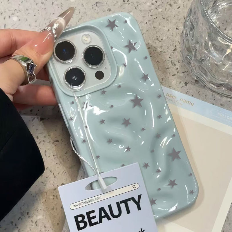 ミニマリスト グレーブルー スターウェーブ テクスチャ iP - Phone Cases Durable のレビューと価格