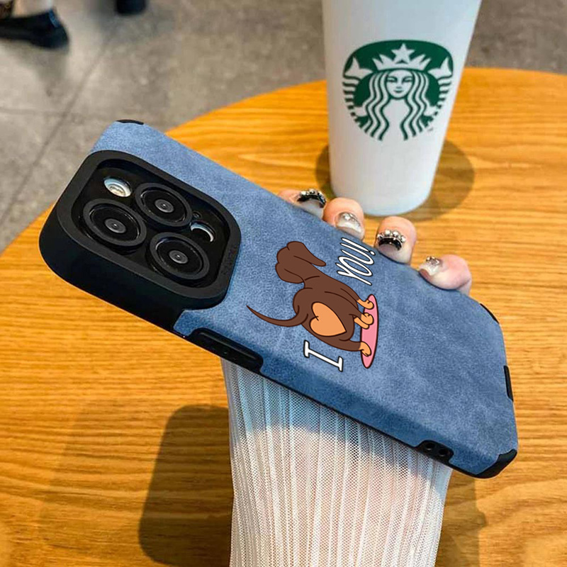 かわいいダックスフントのハート柄スマホケース iPhone  - Phone Cases Xr Cute のレビューと価格